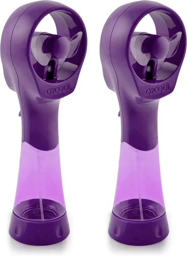 Miniatura 14 de O2COOL Elite Ventilador de nebulización de agua portátil con batería (azul)