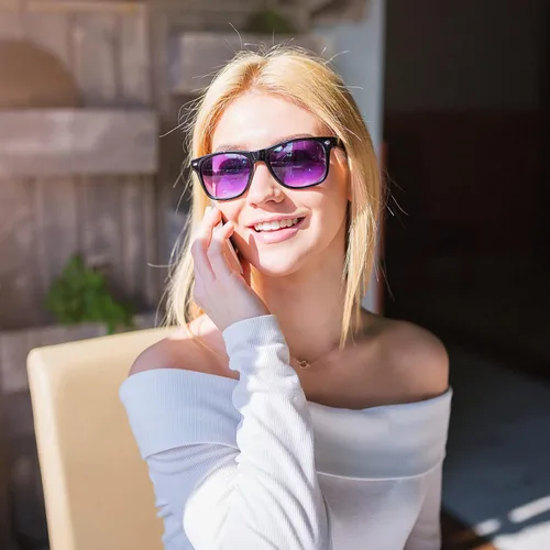 Miniatura 76 de Suministros para regalos de fiesta de colores neón Paquete de 8 gafas de sol unisex
