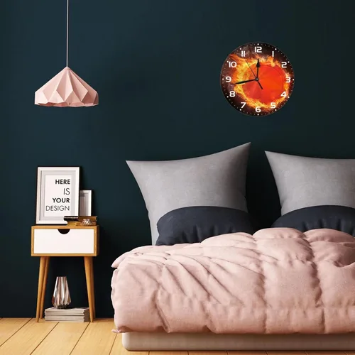 Miniatura 5 de Reloj de pared para niños y niñas, de 10 pulgadas, silencioso, sin tictac, fácil de leer, para niños, niñas, decorativo para habitación de niños