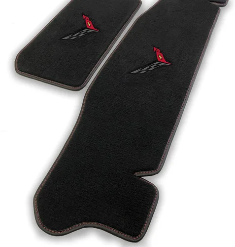 Miniatura 30 de Lloyd Mats Tapetes alfombrados a medida para el suelo del automóvil de lujo prémium para Corvette C8 2020-ON Coupé y convertible