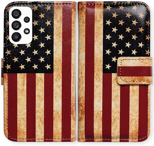 Miniatura 22 de Bcov Funda para Samsung Galaxy A53, diseño de pájaro negro y verde con tapa para teléfono con ranura para tarjeta y soporte para Samsung Galaxy A53