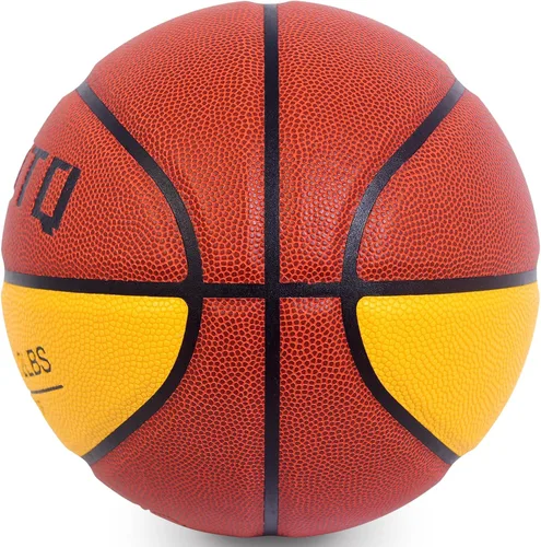 Miniatura 2 de KUYOTQ 3LBS/3.3LBS/2.2LBS Weighted Heavy Training Basketball 29.5/28.5" in and Outdoor Improving Handling Dribbling Passing Rebounding Skill marrón