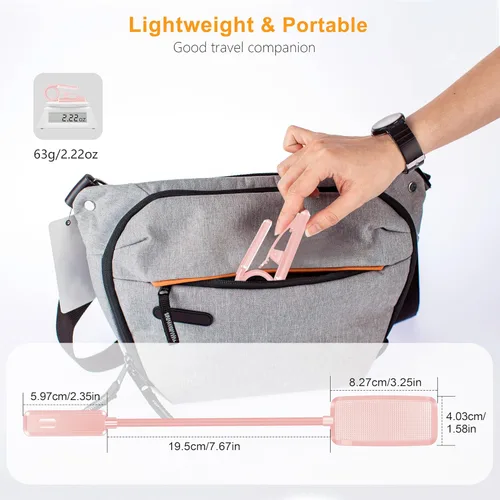 Miniatura 8 de Gritin Luz de Lectura Recargable de 9 LED para Leer en la Cama - Cuidado de los Ojos 3 Temperaturas de Color, Brillo de Atenuación Continua, 80