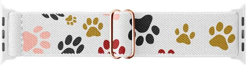 Miniatura 33 de Correas elásticas de nailon compatibles con Apple Watch de 1.496 pulgadas, 1.575 pulgadas, 1.614 pulgadas, 1.654 pulgadas, 1.732 pulgadas, 1.732