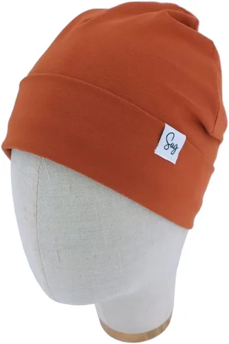 Miniatura 164 de Gorro de punto para recién nacido, para niños y niñas, con forro de satén sedoso, gorro para niños pequeños