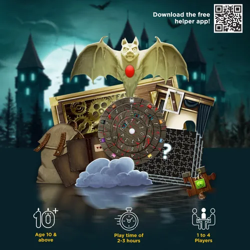 Miniatura 2 de EXIT: Nightfall Manor (con rompecabezas) EXIT: The Game – Un juego de Kosmos Familia-Amigable Experiencia de Escape Room en casa basada