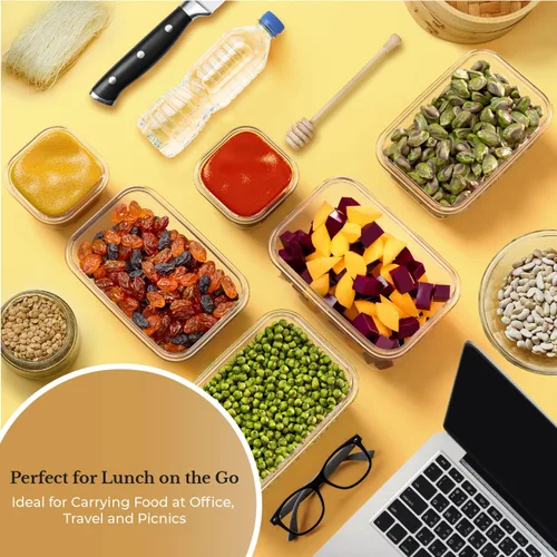 Miniatura 4 de Chef's Path - Juego de recipientes herméticos para almacenamiento de alimentos con tapas - Paquete de variedad superior de 36 para organización