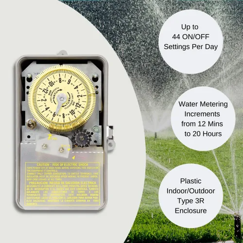 Miniatura 2 de Intermatic R8806P101C Temporizador de riego por aspersión - Conservación de agua personalizable, diseño listo para la lluvia, rociador al aire libre
