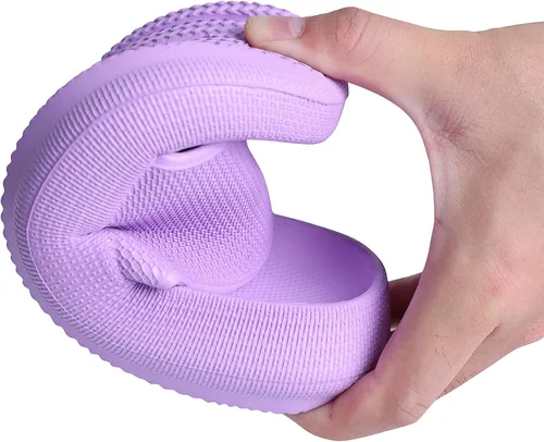 Miniatura 9 de Youecci Sandalias de nube para niños, sandalias de ducha, sandalias de baño, piscina, cómodas pantuflas de suela gruesa, zapatos de playa