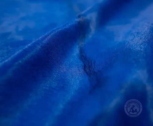 Miniatura 3 de Sunshine Cowhides Alfombra de piel de vaca 100% genuina teñida, color azul marino, alfombra de estilo moderno y alfombra para suelo de sala