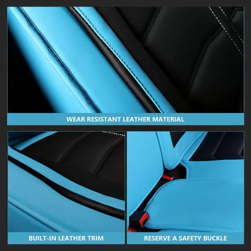 Miniatura 5 de Funda de asiento de automóvil para Volkswagen New Beetle 2000-2010, funda de asiento duradera, resistente al desgaste, impermeable, transpirable