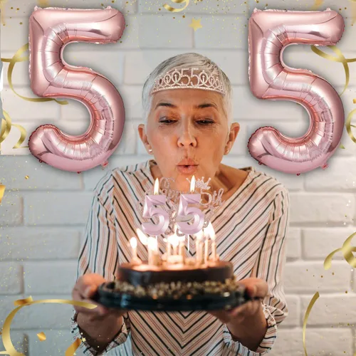 Miniatura 48 de Decoraciones de cumpleaños de 30 años para ella, banda y corona de cumpleaños de 30 años, adorno para pastel de cumpleaños y velas, tarjeta