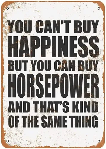 Miniatura 4 de Sign You Can't Buy Happiness BUT You CAN Buy Ice Cream - Cartel de metal divertido de lata de 8 x 12 pulgadas para bar pub interior y exterior