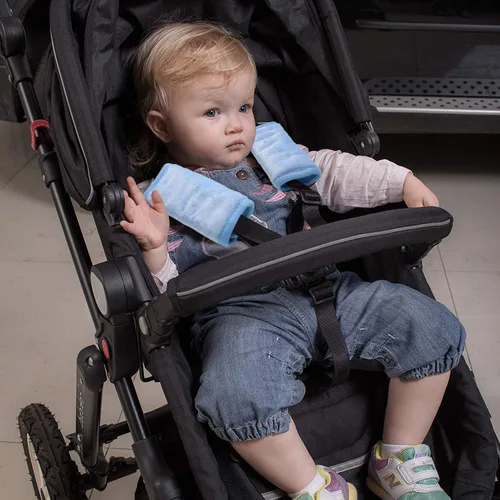 Miniatura 7 de COOLBEBE Almohadillas para Correas de Asiento de Automóvil para Bebés y Niños, Fundas de Cinturón de Seguridad Súper Suaves para Todos los Asientos