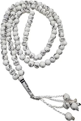 Miniatura 11 de Tasbih musulmán 99 cuentas de Rosay AMN-184 Islam Oración dhikr Misbaha con nombres de Allah Muhammad grabados en la religión islámica Eid Ramadán