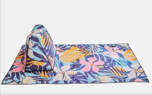 Miniatura 4 de Tumbona tropical de la Tierra inflable, ligera silla portátil con bomba de pie gratis