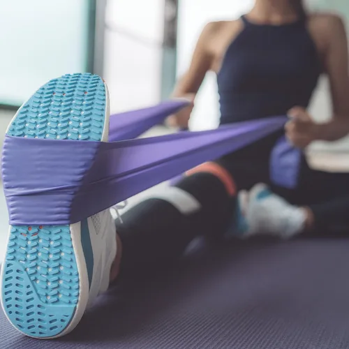 Miniatura 5 de PATIKIL Juego de bandas de resistencia, bandas elásticas de entrenamiento de ejercicio, bandas de entrenamiento de fuerza para yoga, pilates