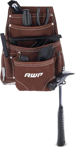 Miniatura 15 de Bolsa de herramientas AWP, bolsa de herramientas para electricista, organizador multibolsillo profesional premium