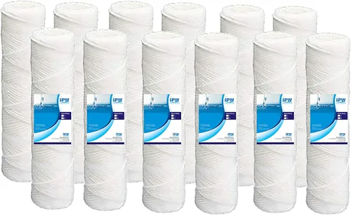 Miniatura 3 de IPW Industries Inc. - Paquete de 2 filtros de sedimento de cuerda de 5 micrones - Reemplazo de cartucho de filtro de agua universal para toda