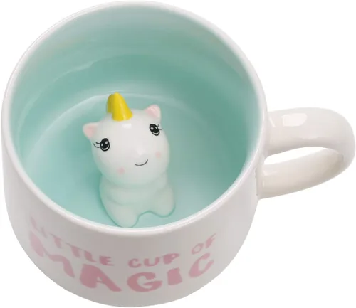Miniatura 15 de Taza de café 3D con animal de alpaca en el interior, linda figura de cerámica hecha a mano de 12 oz, sorpresa de Navidad, cumpleaños y día