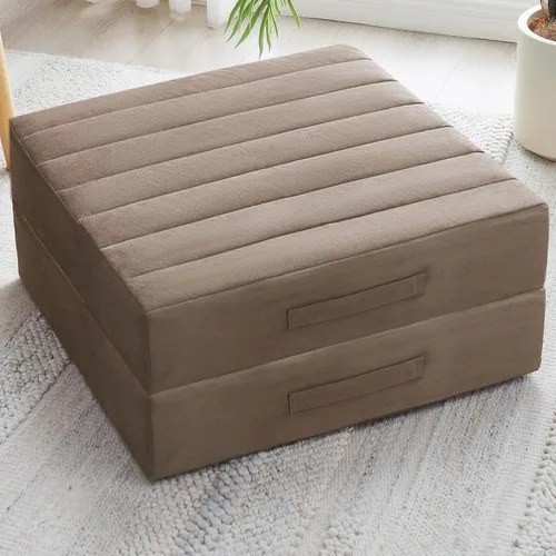 Miniatura 23 de JKMAX 2 Piezas Almohadas de Espuma de Alta Densidad para Piso - Almohadas Grandes Mejoradas para Asientos de Adultos - Cojín de Piso para Exteriores