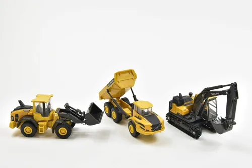 Miniatura 3 de New Ray - Juego de 3 cajas con ventana Volvo, 32095, color amarillo