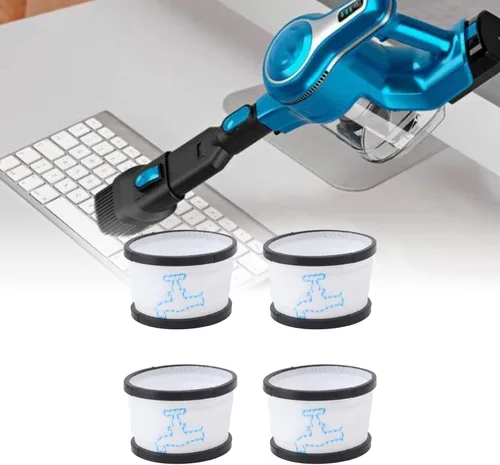 Miniatura 5 de 4 filtros de repuesto para aspiradora INSE S600 S6P S6, cartuchos de filtro reutilizables lavables, filtros de malla de absorción fuerte, accesorios