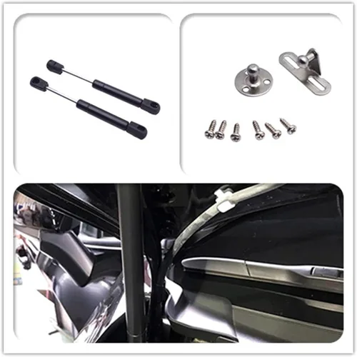 Miniatura 2 de munirater 7 pulgadas 80N/18 libras soporte de elevación Strut Spring Shock Toolbox tronco escotilla montaje tapa universal, juego de 2