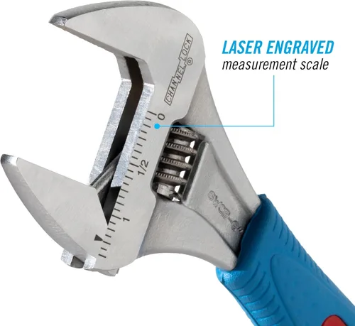 Miniatura 2 de Channellock 6WCB 6-Pulgadas Llave Inglesa Ajustable de Ancho Amplio, CÓDIGO AZUL