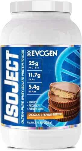 Miniatura 11 de Evogen Isoject - Aislado de proteína de suero Proteína de suero en polvo ultra pura con enzimas encendedoras, BCA y EAA Absorción y recuperación