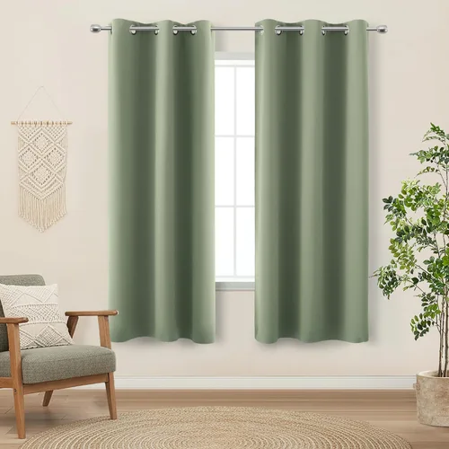 Miniatura 47 de Cortinas opacas de 72 pulgadas extra anchas para dormitorio, puerta corrediza de vidrio y patio, 2 paneles con ojales para oscurecer ventana grande