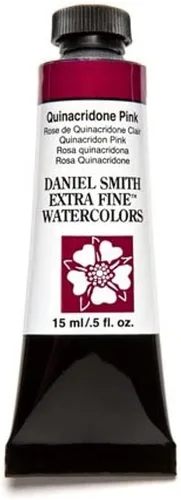 Miniatura 15 de Daniel Smith 284600238 DANIEL SMITH - Tubo de pintura extrafino para acuarela, 0.5 fl oz, quinacridona, dorado