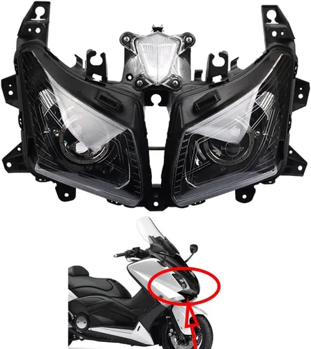 Miniatura 35 de Conjunto de faros delanteros de motocicleta compatible con Honda CBR1000RR 2004 2005 2006 2007 motocicleta plástico faro delantero faro delantero