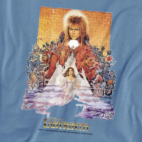 Miniatura 2 de Popfunk Camiseta y pegatinas de la película Classic Labyrinth David Bowie Goblin King