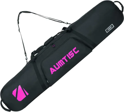 Miniatura 11 de Bolsa de Snowboard Acolchada AUMTISC para Viajes Aéreos, Bolsas de Viaje para Snowboard para Volar con Bolsillos para Equipo, Disponible en Longitud