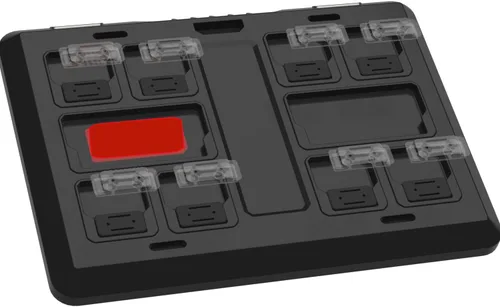 Miniatura 5 de NyVoozy Sistema de montaje de 20 piezas, pies de montaje para el sistema Milwaukee Packout (negro)