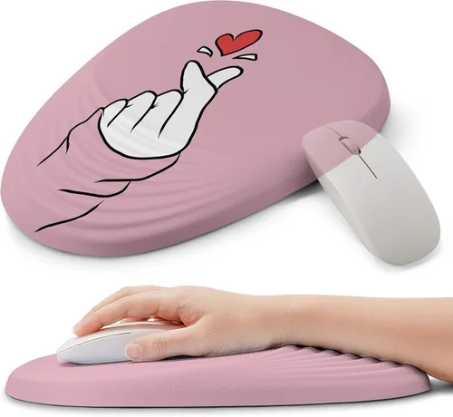 Miniatura 14 de Dumpster on Fire - Alfombrilla ergonómica para mouse – Reposamuñecas de espuma viscoelástica para túnel carpiano y alivio del dolor, base 22