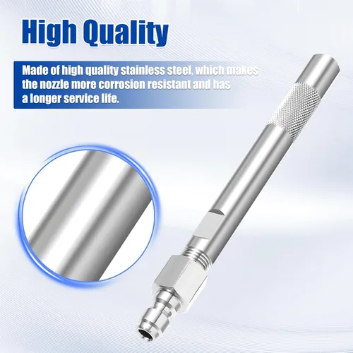 Miniatura 7 de JOEJET Boquilla Química de Largo Alcance para Lavadora a Presión, Punta Tiradora para Lavadora a Presión, Punta de Largo Alcance para Lavadora a