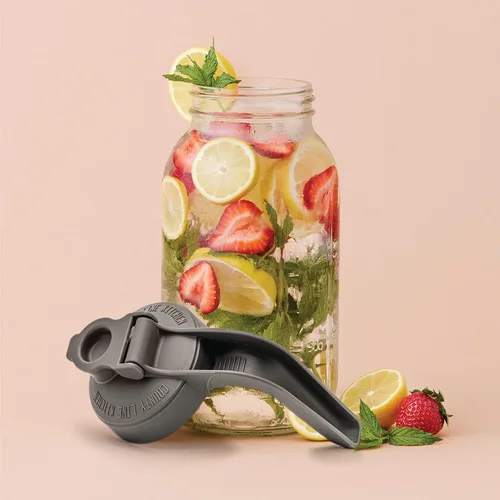 Miniatura 4 de County Line Kitchen Jarra de Vidrio Tipo Mason con Tapa - Boca Ancha, 2 Cuartos de Galón (64 oz) - Resistente, A Prueba de Fugas - Jarra para Té
