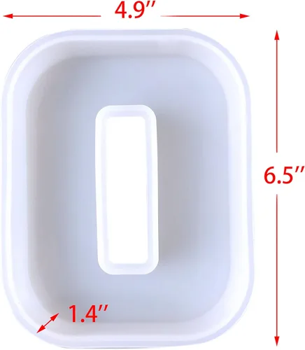 Miniatura 6 de Molde de silicona para letras del alfabeto inglés de 6 pulgadas, 26 unidades, molde de fundición de resina en mayúscula y letra grande