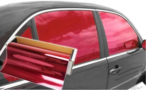 Película reflectante para tintado de ventana de automóvil, espejo unidireccional, protector de vidrio, bloqueo solar, control de calor anti UV, para