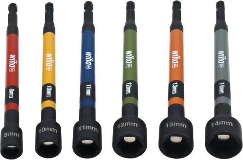 Miniatura 4 de Wiha 70487 Juego de 6 piezas de colocador de tuercas magnético con código de colores métrico