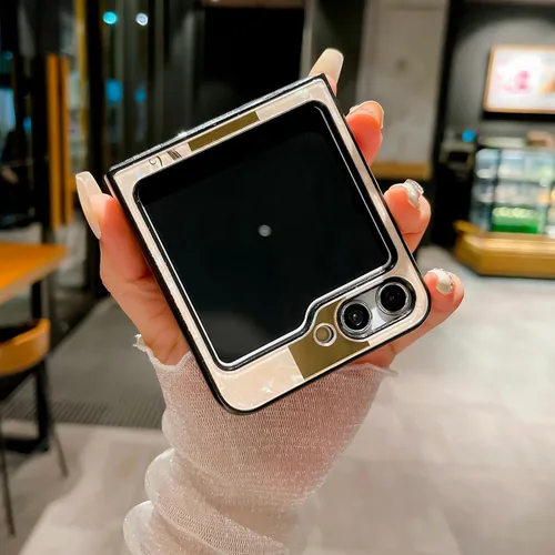 Miniatura 5 de Omio - Funda diseñada para Samsung Galaxy Z Flip 5 con soporte, bonito diseño de mariposa 3D con purpurina brillante, diseño de mariposa 3D, TPU