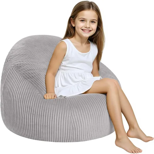 Miniatura 9 de COMAX Sillas de Puf para Niños, Sofá de Puf para Niños Pequeños con Relleno de Puf para Niños y Niñas, Silla de Piso Perezosa para Sala