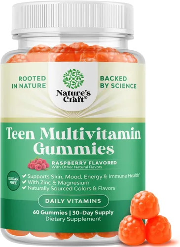 Miniatura 10 de Gomitas multivitamínicas diarias potentes para adultos - Mezcla de bienestar de vitamina D A C E B12 zinc y biotina - Gomitas de vitaminas