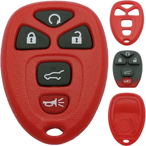 Miniatura 6 de Carcasa de reemplazo para llavero Compatible con Chevy Suburban Tahoe Traverse GMC Acadia Yukon Cadillac Escalade SRX Buick Enclave Saturn Outlook