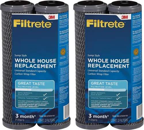 Miniatura 10 de Filtrete Filtro de Agua Ranurado para Toda la Casa de Capacidad Estándar, 5 Micrones, Filtro Universal, Filtro de Inserción Estilo Sumidero, 2
