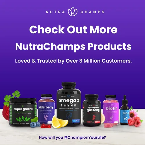 Miniatura 8 de NutraChamps Gomitas de saúco con vitamina C, propóleo y equinácea, vitaminas gomosas de apoyo del sistema inmunológico para adultos y niños, fuerza