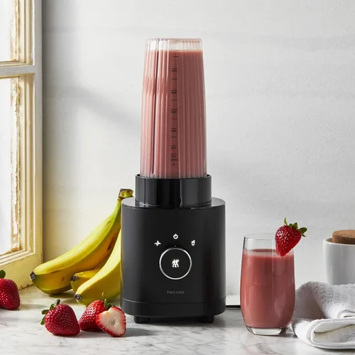 Miniatura 2 de ZWILLING Enfinigy - Licuadora personal, dientes de piraña con hoja cruzada para una mejor mezcla, batidos, batidos y más, taza de viaje a prueba