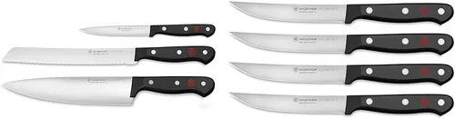 Miniatura 4 de WÜSTHOF Gourmet - Juego de cuchillos de chef de 2 piezas, color negro